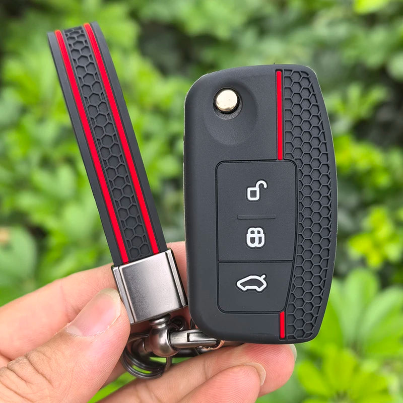 Keychain car key case cover key holder for Ford Focus mk2 C Max S-MAX EcoSport Fusion Fiesta Mk7 Cowgar Mondeo 2 Mustang Mach