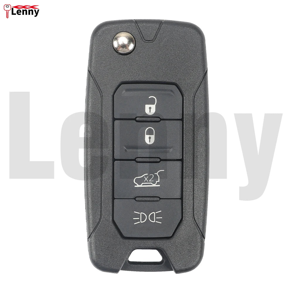 Lenny 2ADPXFI5AM433TX 433MHz MQB48/4Achip SIP22-Blade Car Key for Jeep Renegade and Fiat 500X Egea Tipo Toro Crono 2016-2018 Key