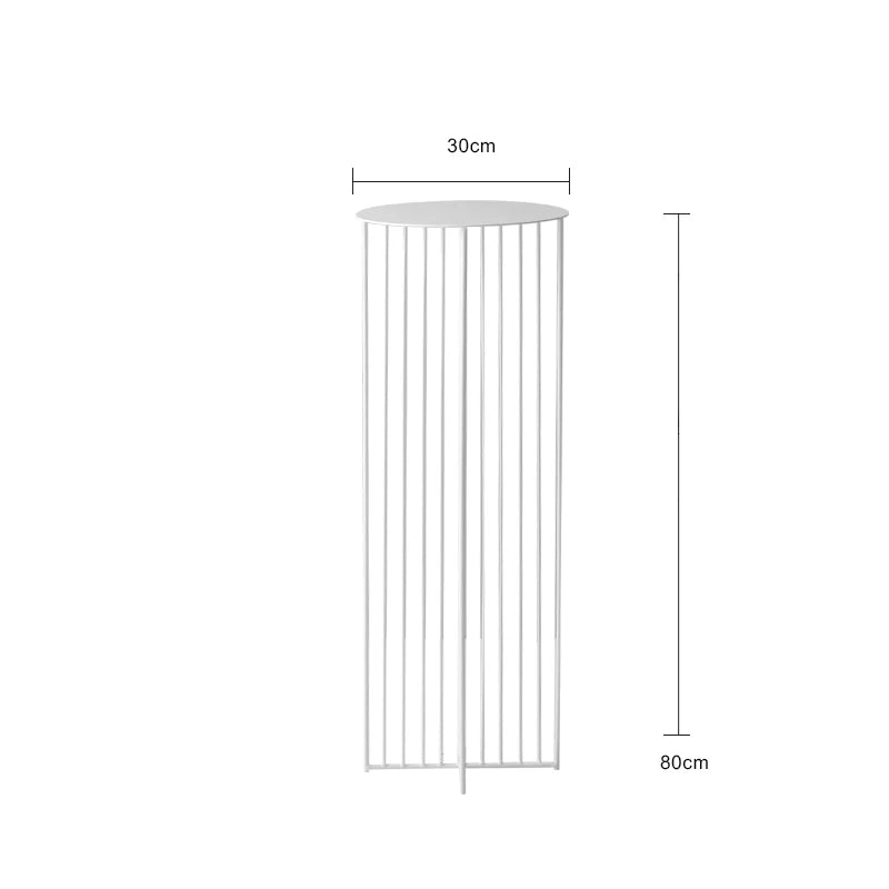 Wrought iron floor-to-ceiling flower stand tall plant stand living room flower shop flower pot