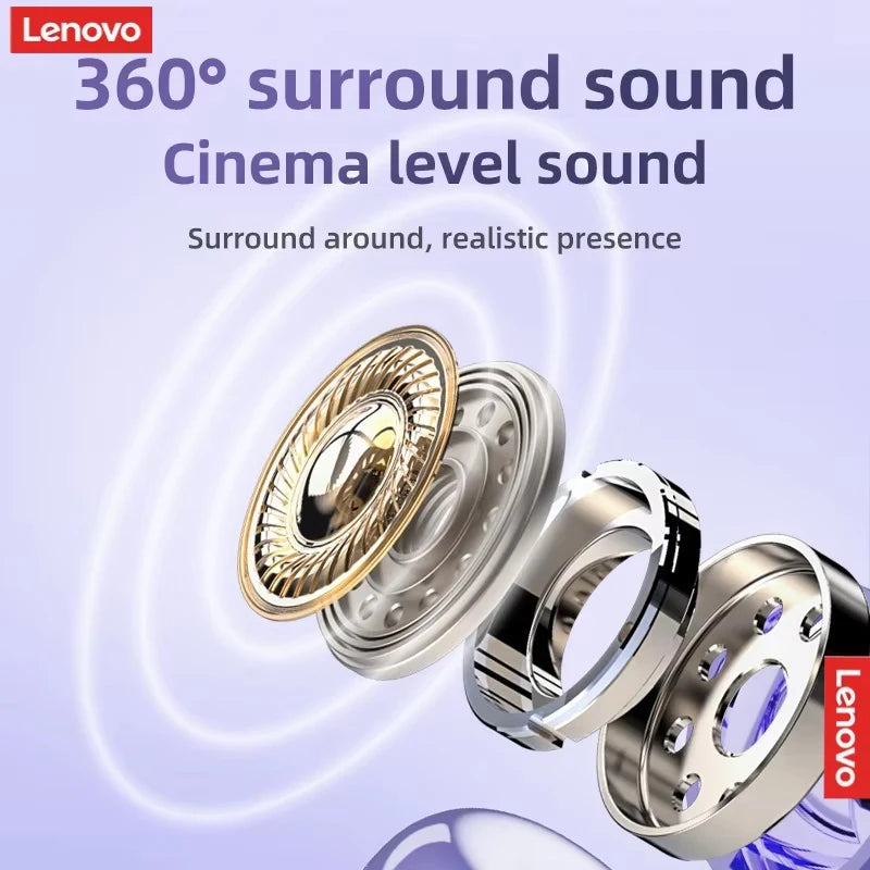 Lenovo TA210 Bluetooth Wireless Headphones Built In Microphone Charging Port Noise Isolating Comfortable Over Ear Headset C New