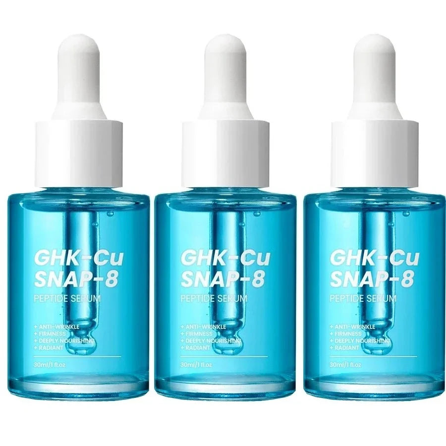 GHK-Cu Copper Peptides Facial Serum with SNAP-8 for Fine Lines, Wrinkles, Firming, Deep Hydration & Collagen，All Skin Types