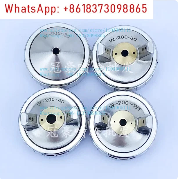 1PCS WA-200 automatic spray gun accessories W-200-G2P/K2/R2/W1/W2/30/40 atomizing cap w200 needle nozzle