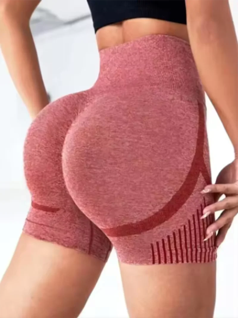 High Waisted Yoga Shorts for Women Tummy Control Butt Lifting Workout Shorts Gym Running Activewear Ladies Fitness Bottoms