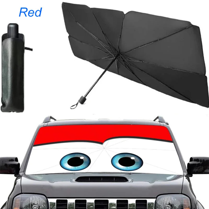 Car Front Windshield Sunshade Umbrella Summer Sun Protection Parasol  Car Sun Visor Cover Sunshade Car Interior Cooling Supplies
