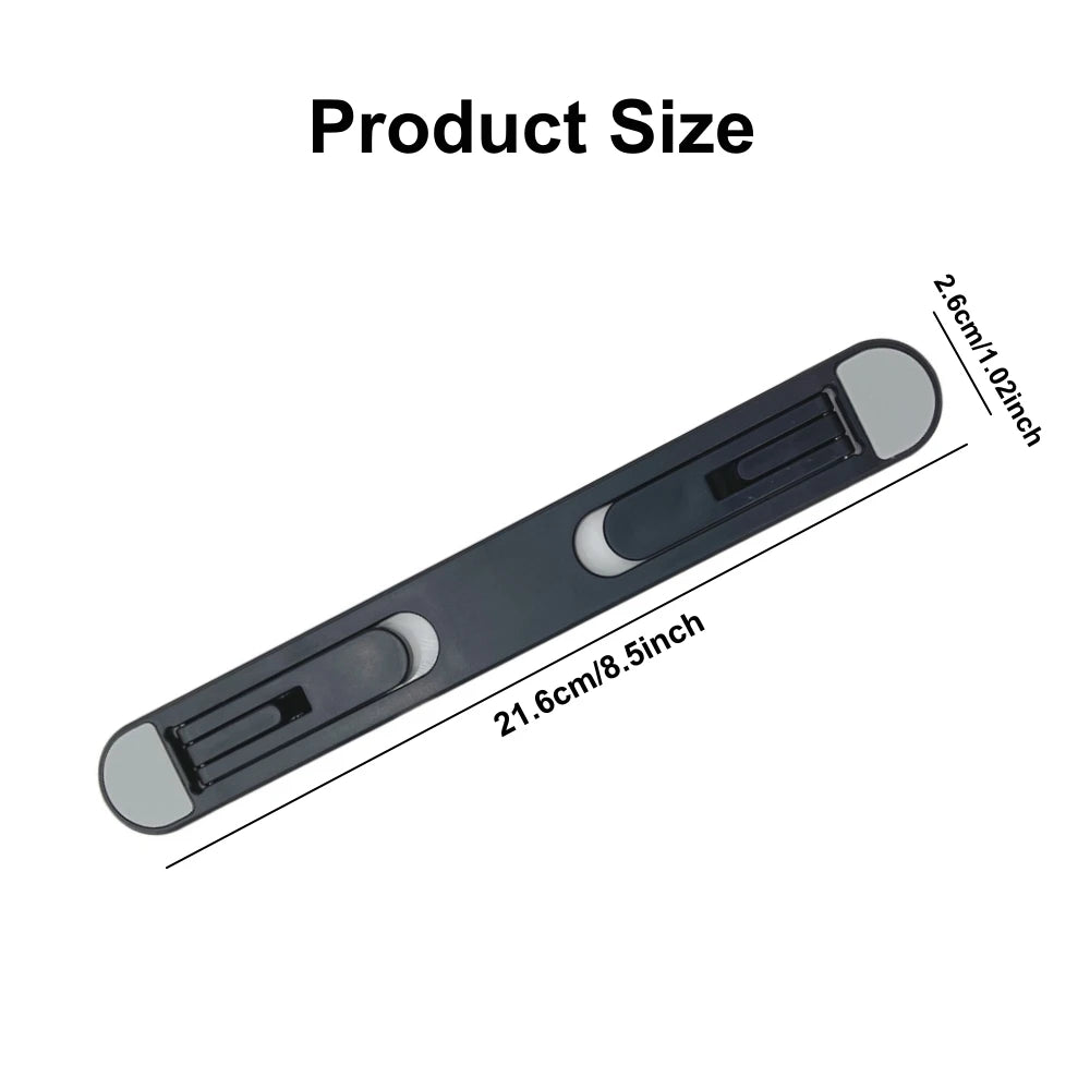 Portable Notebook Support Riser Cooling Bracket Self Adhesive Invisible Folding Laptop Stand for Macbook Lenovo Samsung Notebook