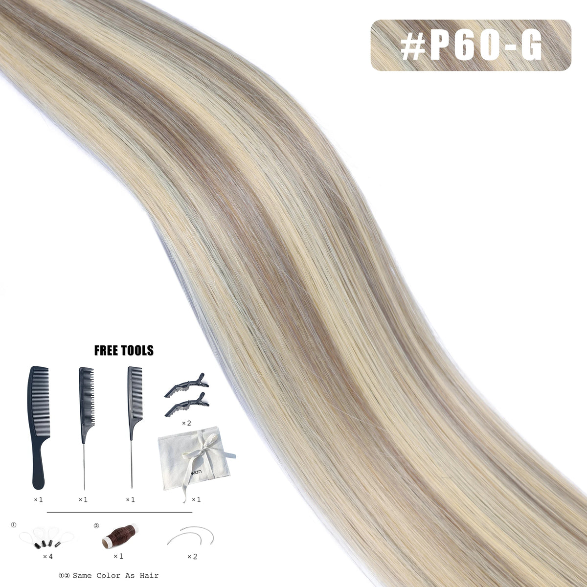 Genius Weft Human Hair Extensions 50G Remy Human Hair Invisible Brazilian Hair Extensions Hair Bundles