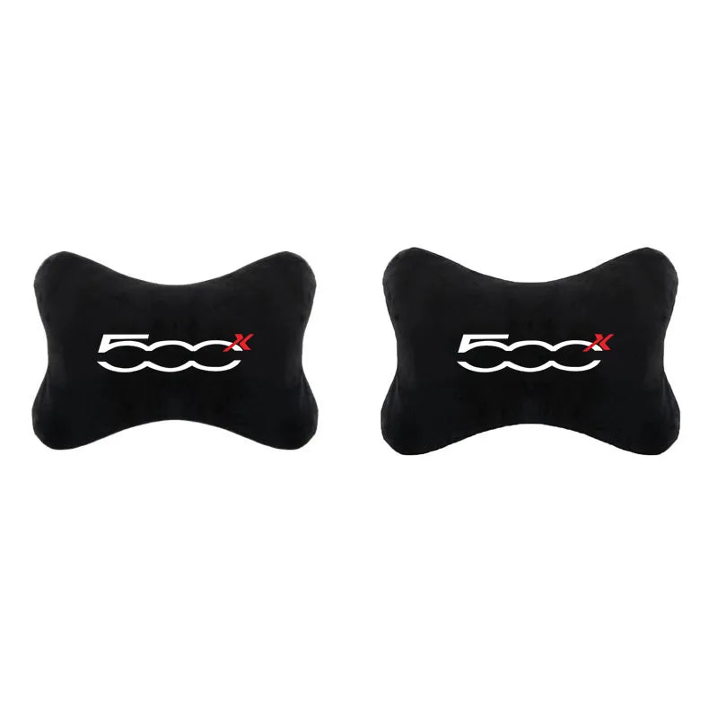 Car Headrest Neck Pillow Seat Belt Shoulder Protector for 500 500X Auto Accessories