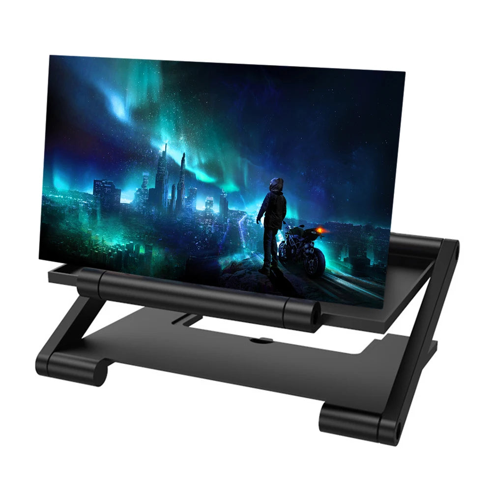 8 inch 3D Screen Amplifier Mobile Phone Screen Video Magnifier HD Expander Projector Smartphone Display Magnifying Bracket