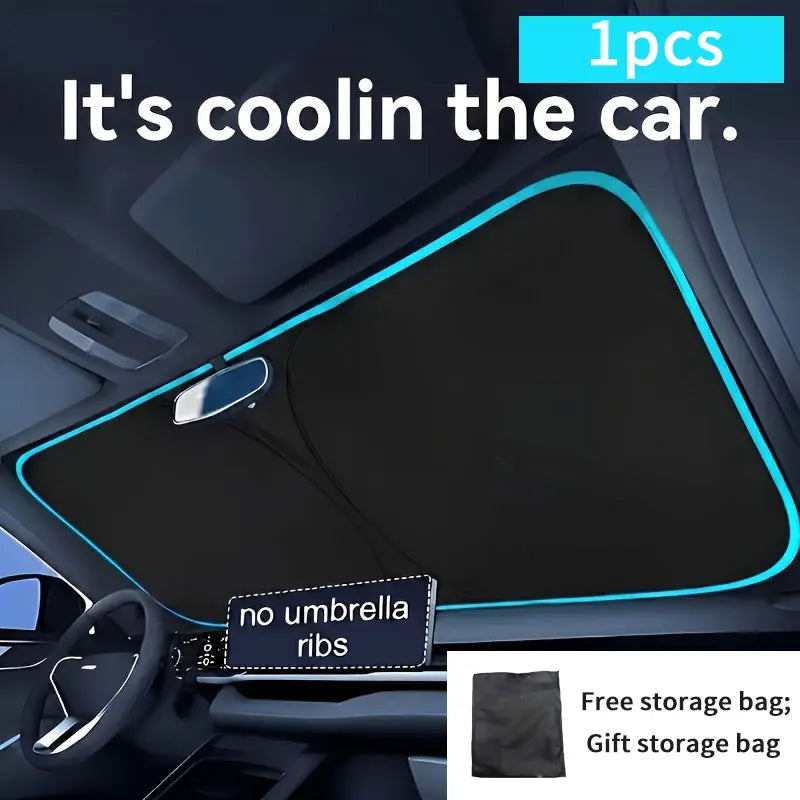Car front windshield shade, protect the interior of the car, effectively block the sun, suitable for cars, SUVs