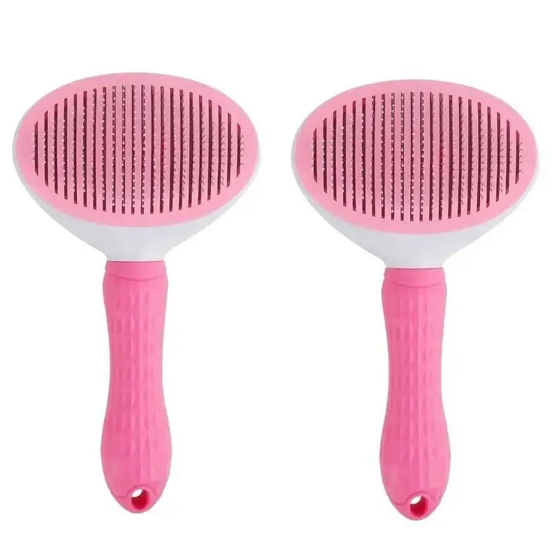 Pet Dog Brush Cat Comb Self Cleaning Pet Hair Remover Brush For Dogs Cats Grooming Tools Pets Dematting Comb Dogs Accessories