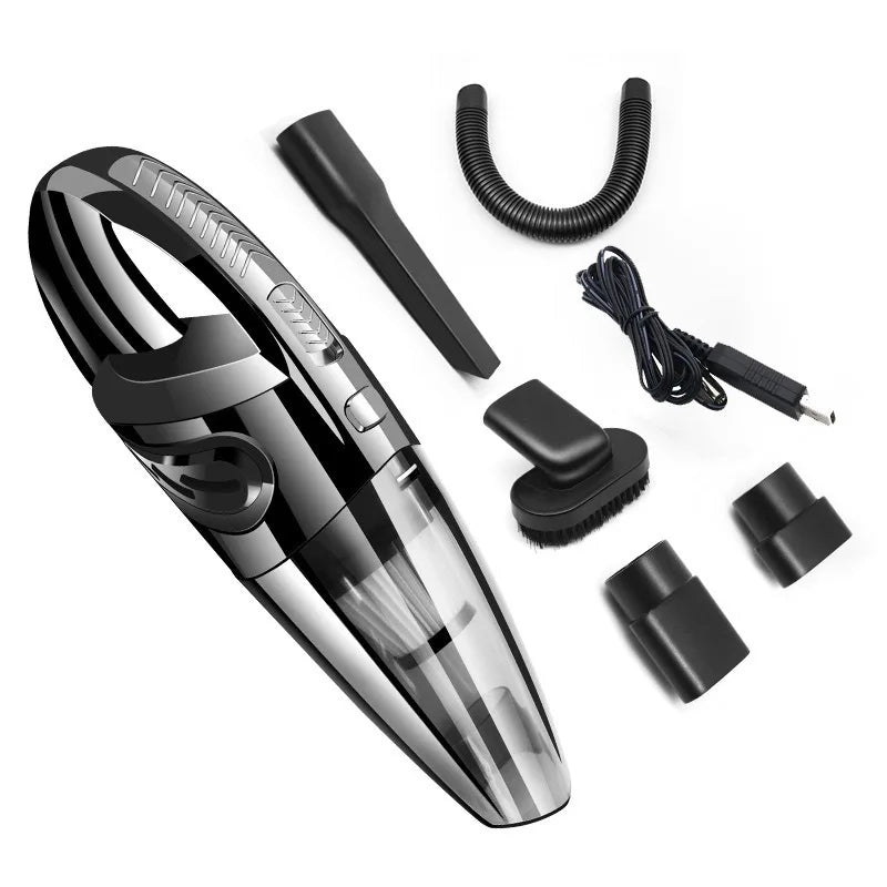 Portable Wireless Handheld Vacuum Cleaner USB Rechargeable, Multi Function Dual Use Car Home Mini Vacuum, Long Endurance Cordless Small Cleaning Vacuum for Household Auto Interior