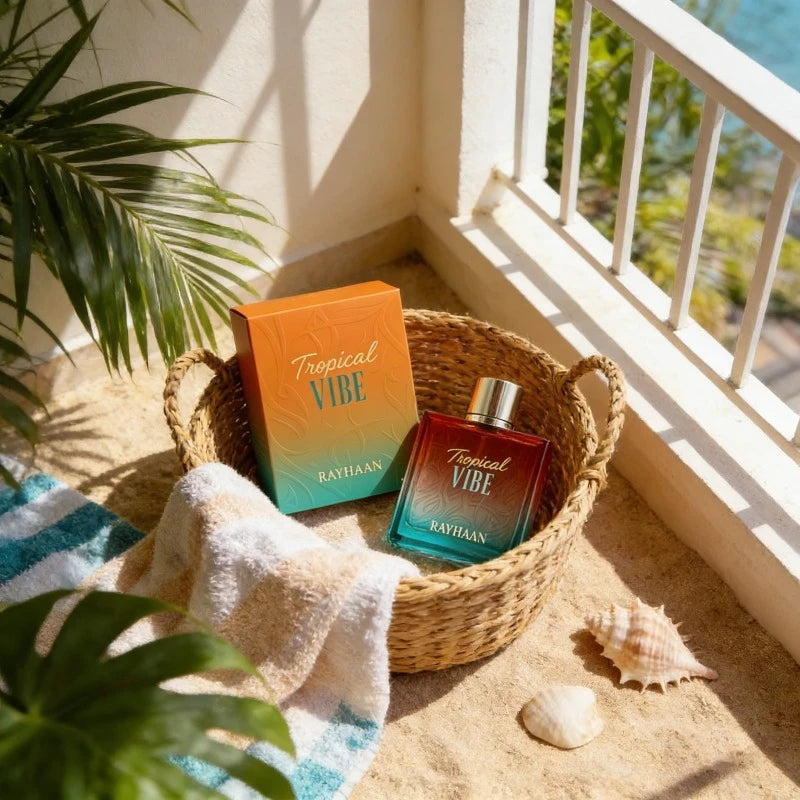 Unisex Perfume Eau De Parfum Tropical Sweet Fresh Smooth Elegant Warm Long Lasting Refined Modern Spray Fragrance 100ml