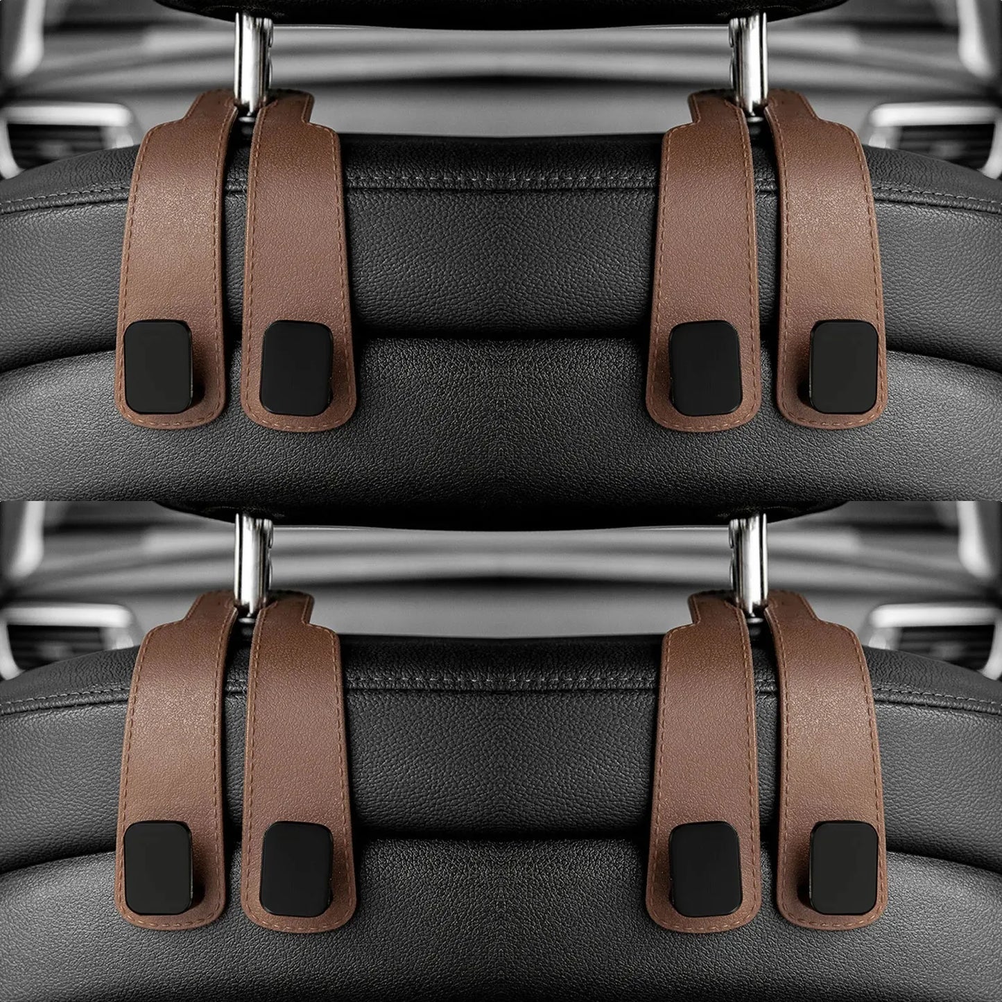 Car Headrest Hooks Hanger for Bags Seat Back Organizer Holder Clips Auto Fastener Hooks Car St