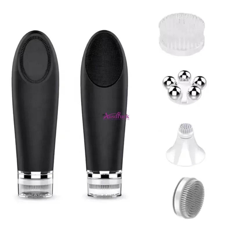 Waterproof Silicone Facial Cleansing Brush Electric Deep Cleaning Pore Exfoliator Soft Skin Care Device Rechargeable  Cleaner