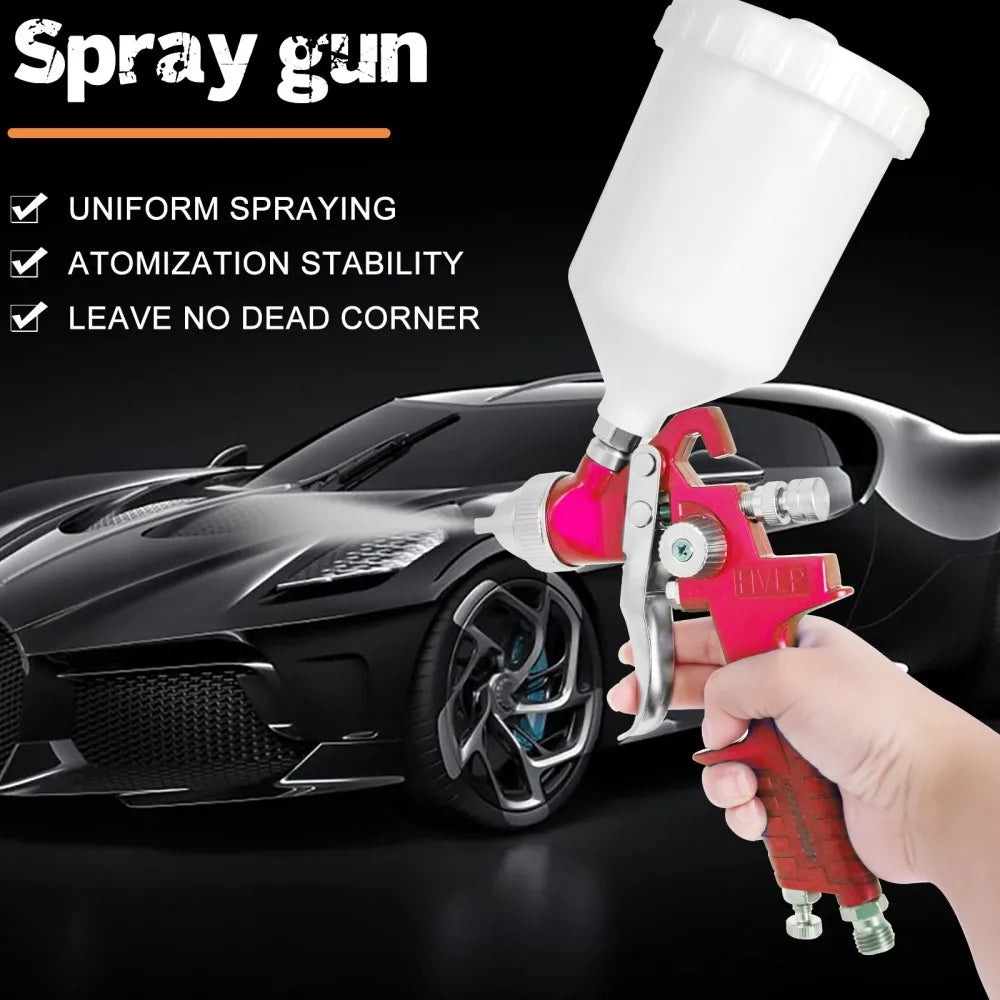 1.4mm 1.7mm 2.0mm Professional HVLP Spray Gun Home Automatic Paint Spray Gun Tool