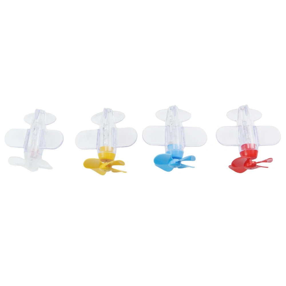 Rotatable Luminous Wind Power Plane Ornament Auto Motorbike Cycling Night Decoration Lamp