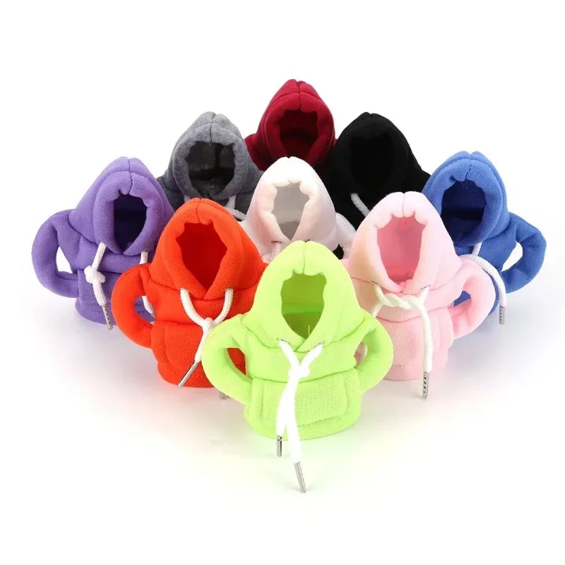 VIKEFON Car Gear Shift Washable Hoodie Decoration Funny Car Shift Lever Handle Kit Creative Universal Car Interior Accessories