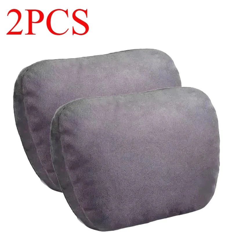 2PCS Car Headrest Neck Support Seat / Maybach Design S Class Soft Universal Adjustable Car Pillow Neck Rest Cushion High Quality