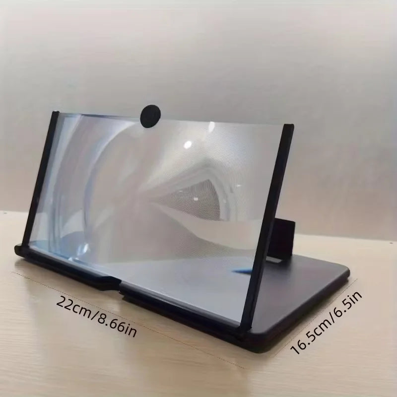 1pc Phone Screen Amplifier | HD Portable Movie Viewer with Drawer Storage for Videos & Games