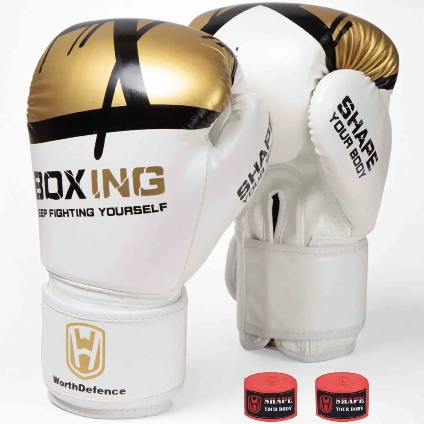 WOSWEIR-Unisex Adult Youth Boxing Gloves for Fitness Taekwondo Sanda Combat Training-Children's to Men's Size Options Available