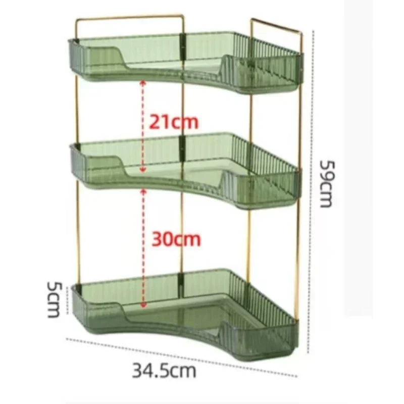 Luxury Corner Cosmetic Storage Rack