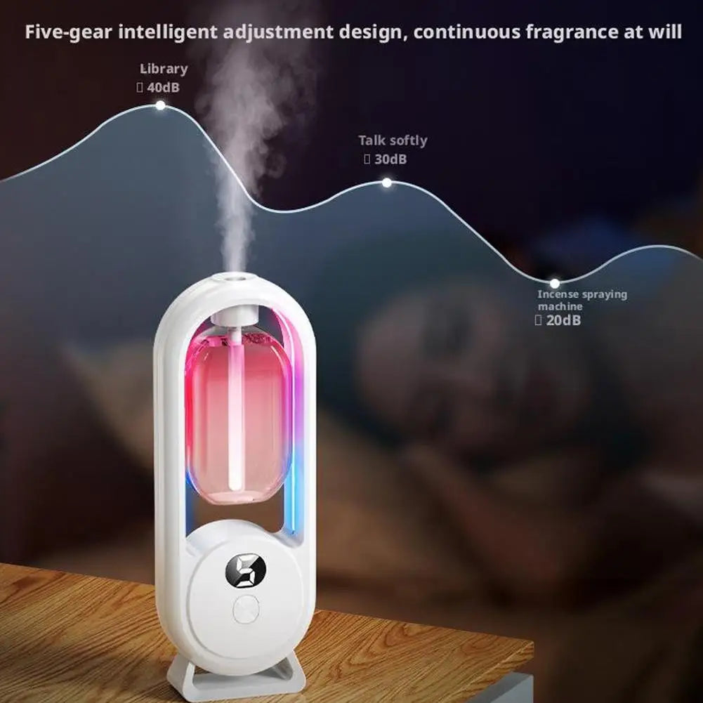 Automatic Home Fragrance Machine Essential Oil Diffuser Nebulizer Perfume Scent Machine for Kitchen and Toilet Deodorization