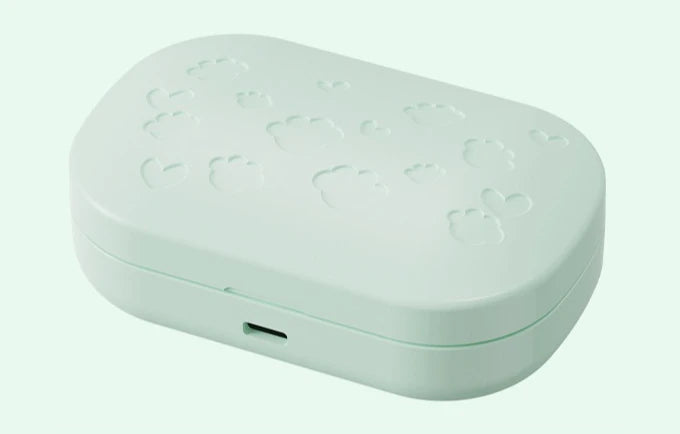 Portable Ultrasonic Contact Lens Cleaner Case With Detachable Storage Box High Frequency Cleaning LCD Display Protein Removal