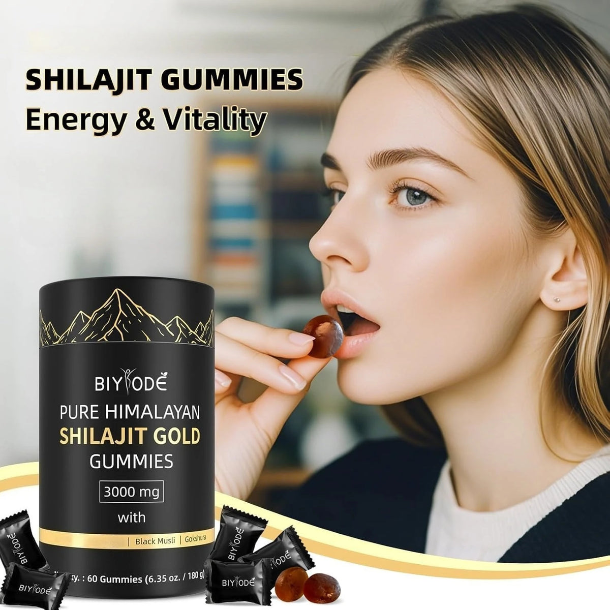 3000MG SHILAJIT GUMMIES Supplements Immune Health 2 Pack