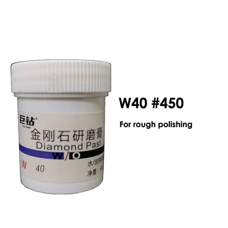50g W0.18-60 Diamond Paste Compound Mold Die Mirror Polishing Lapping Syringes Micron Glass Jade Jewelry Metal Buffing Grinding