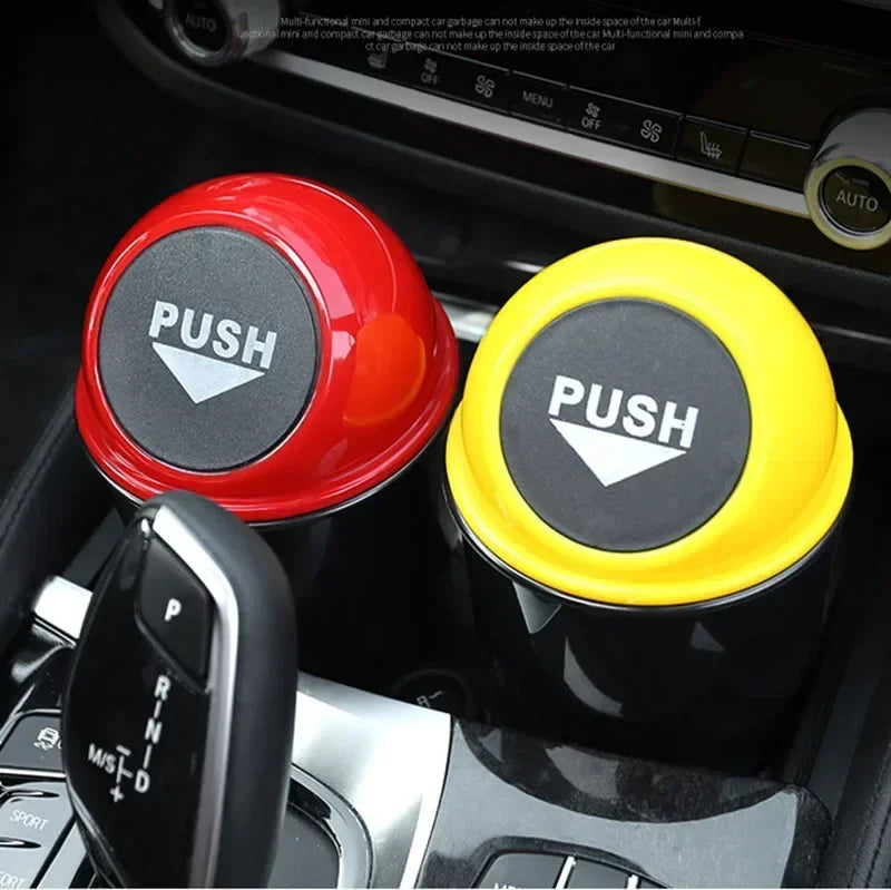 Car Trash Garbage Can Auto Trash Dust Case Holder Bin Box Car-styling Yellow Red Blue Black Gray