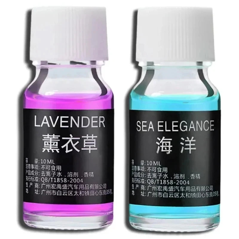 10ML Car Perfume Refill Air Freshener Natural Plant Essential Oil Aroma Diffuser Fragrance Humidifier Freshener Auto Accessories