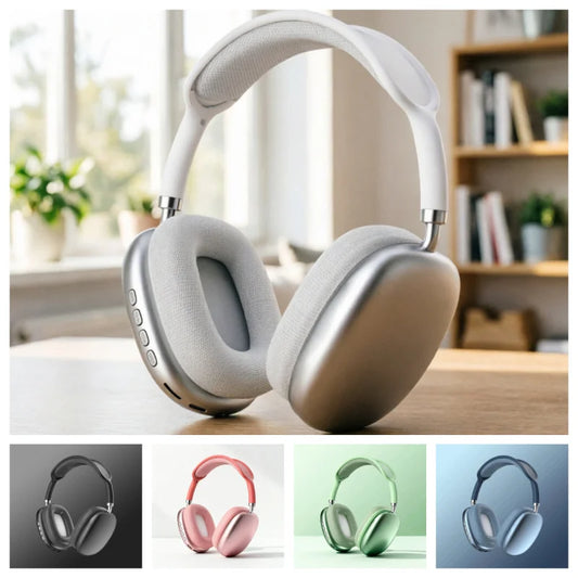 2026 Wireless Bluetooth Headphones Over Ear Noise Cancelling Headset High Fidelity Audio Lightweight Foldable for PC Phone