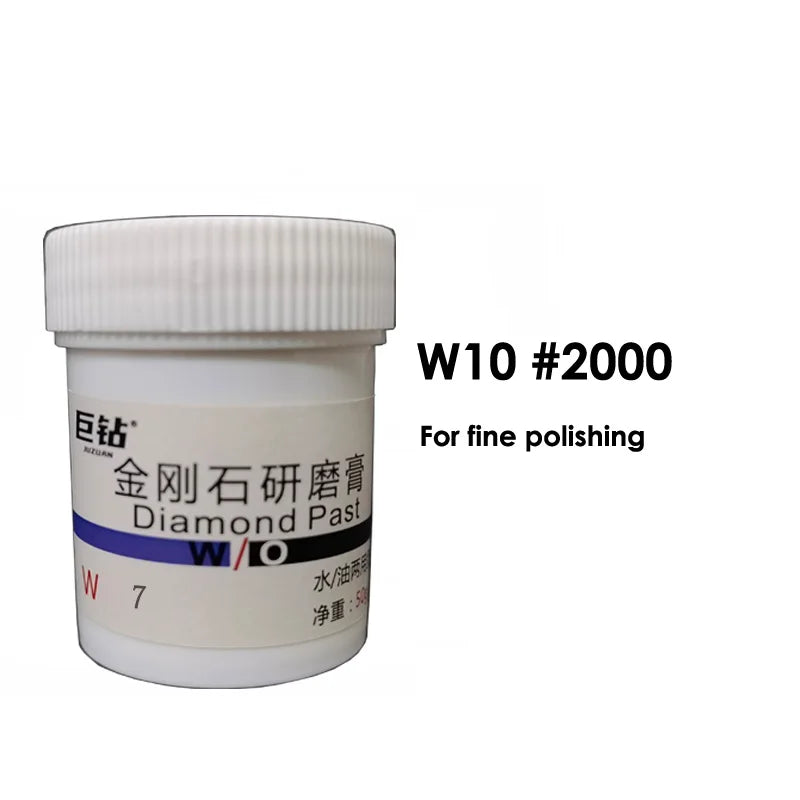 50g W0.18-60 Diamond Paste Compound Mold Die Mirror Polishing Lapping Syringes Micron Glass Jade Jewelry Metal Buffing Grinding