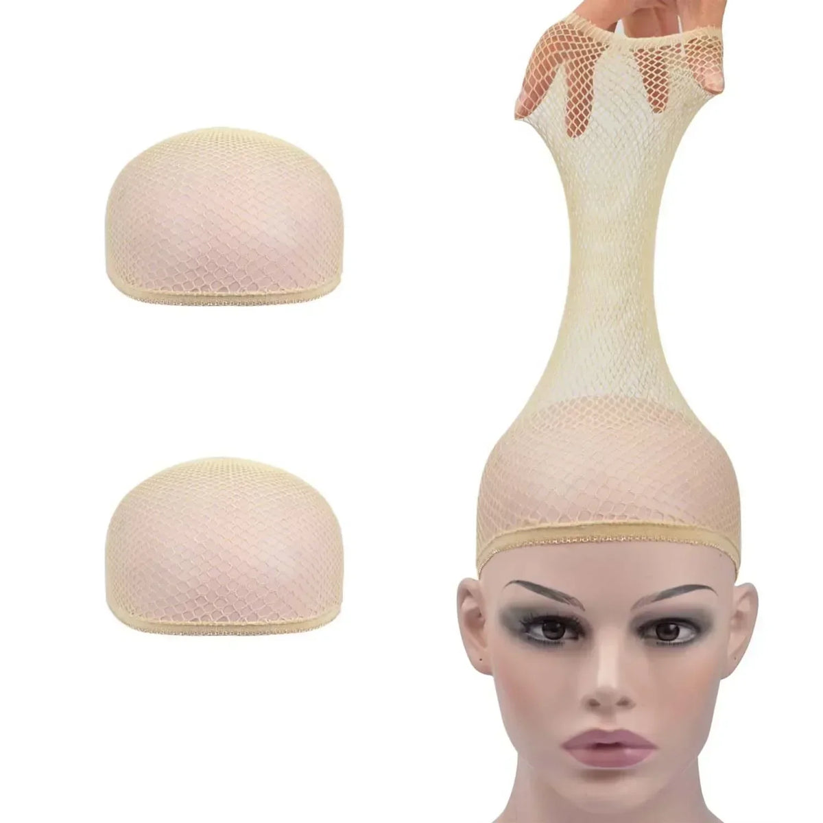 Stretchable Mesh Wig Cap Set