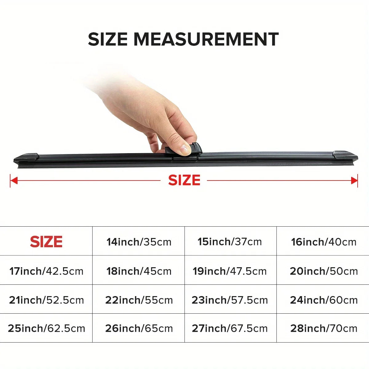 Suitable for Volkswagen Tiguan MK1 2007-2016 Model Front and Rear Wiper Blade Set- Front Windshield/Window 24"+21"+13"