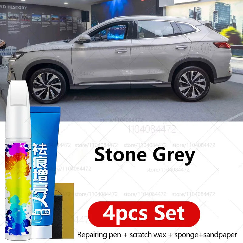 Car Paint Repair Pen For 2023-2025 BYD Sealion 6 Paint Scratch Repair Accessories 4PCS Azure Blue Baltic Black White Stone Grey