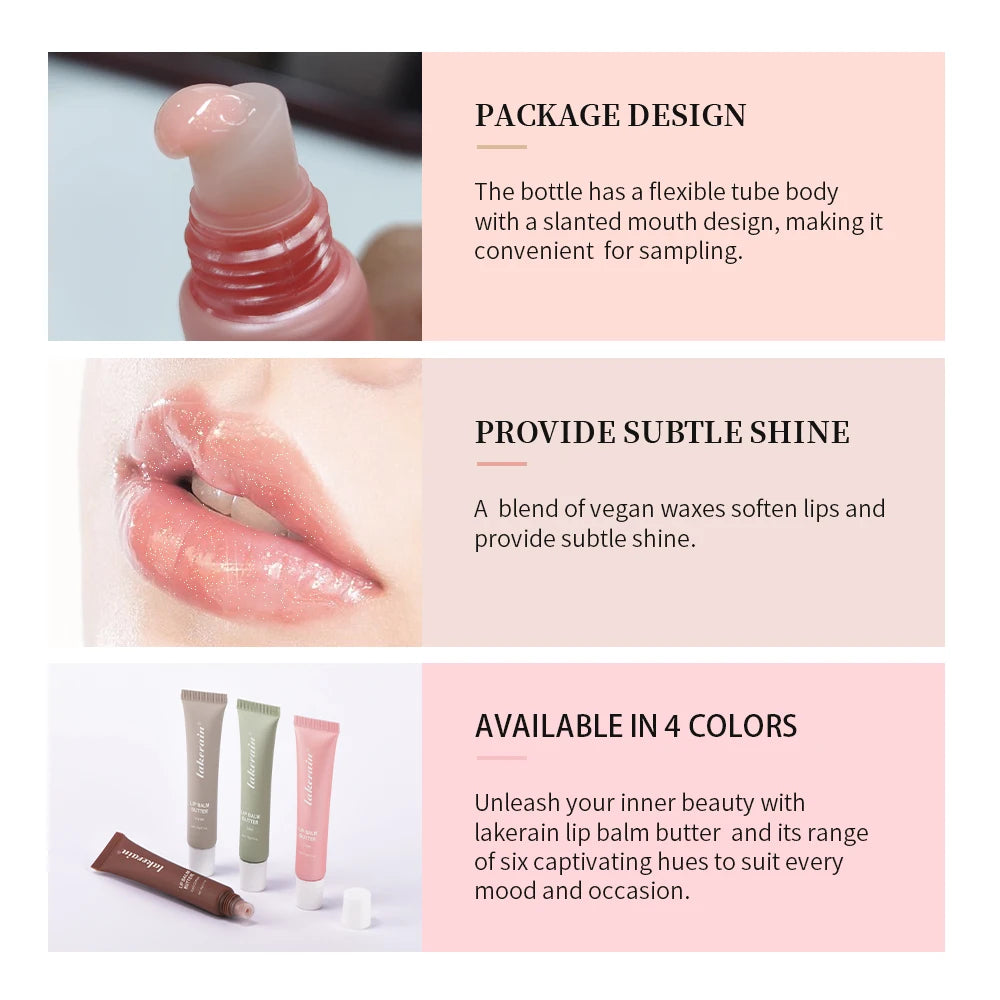 Mirror Lip Balm Butter Set Deep Moisturizing Lip Glaze Gross Smoothing Color Lips Oil Long Lasting Nourishing Lip Care Cosmetics