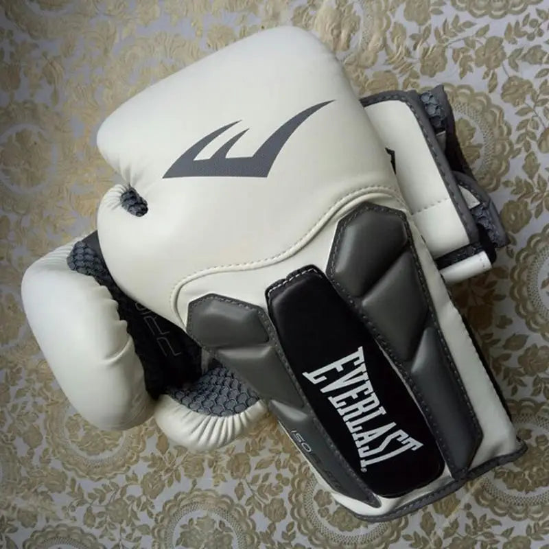 Professional Boxing Gloves for Men Women PU Leather Muay Thai MMA Gloves Breathable Kickboxing Training Mitts Sparring Fitness