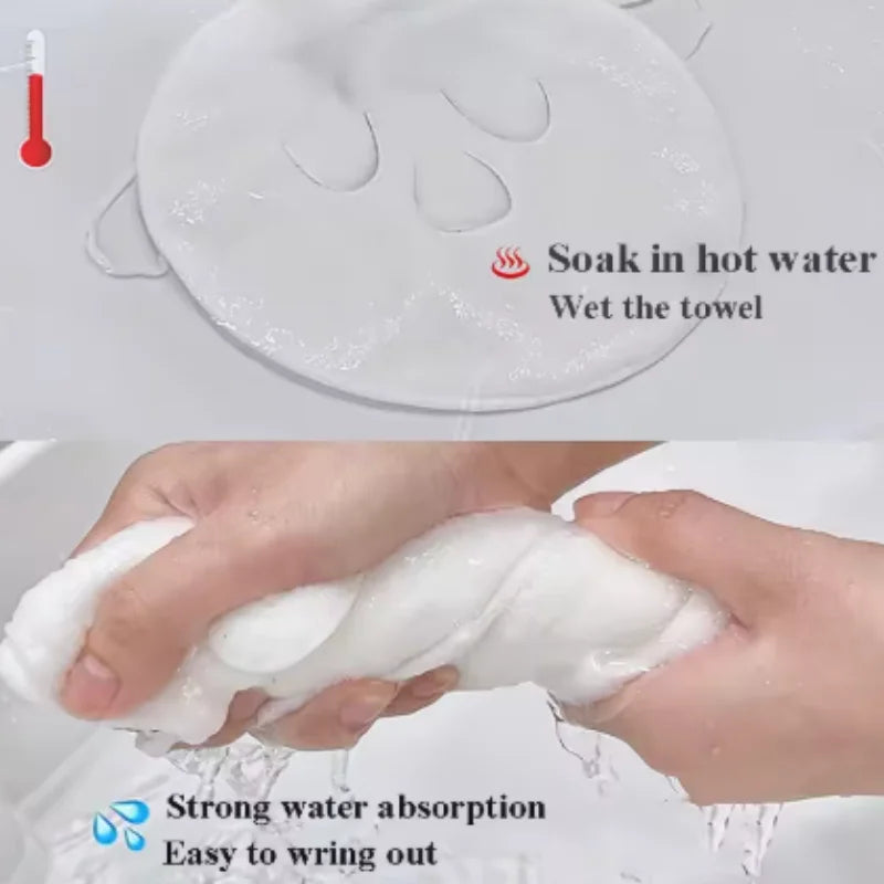 Hot Towel Mask Facial Wrap Reusable Facial Steamer for Hot and Cold Skin Care Moisturizing Facial Steamer