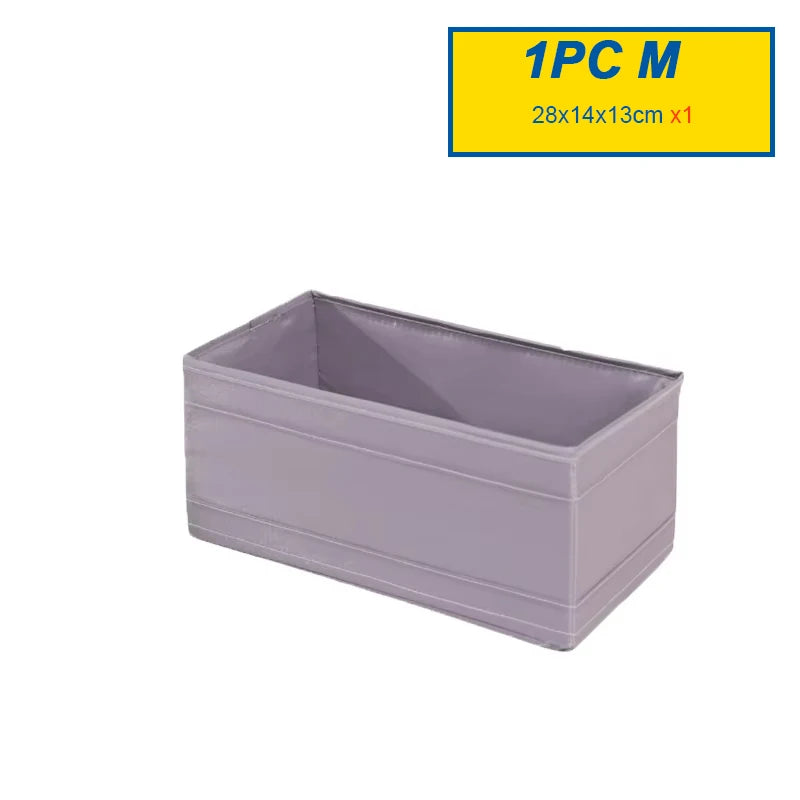 Foldable Drawer Organizers Oxford Underwear Storage Box Bra Socks Wardrobe Storage Containers Closet Jeans Storage Organizer
