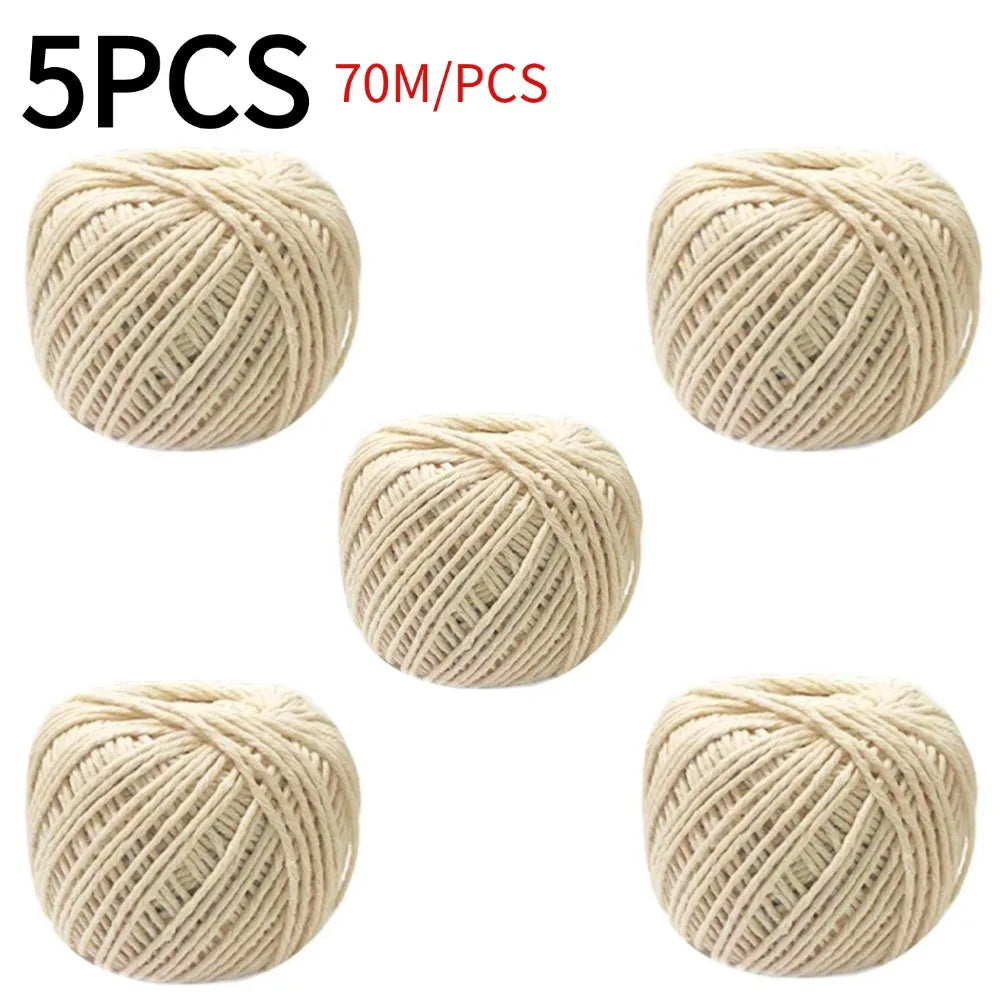 1/2/3/4/5/10/20PCS Cooking Tools Butcher's Cotton Twine Meat Prep Trussing Turkey Barbecue Strings Meat Sausage Tie Rope Cord