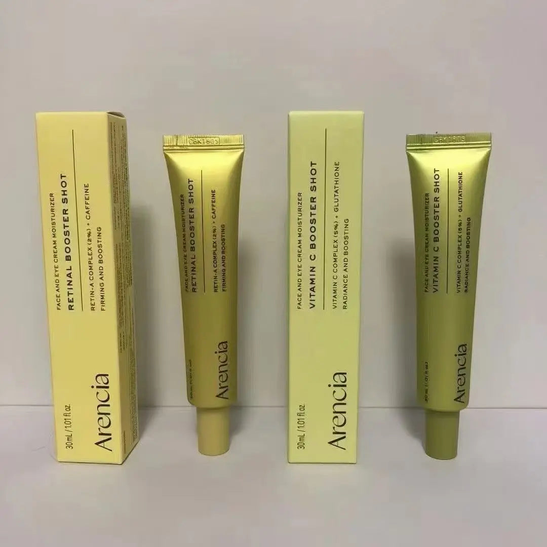 Arencia RETINAL Booster Shot Eye Cream Vitamin C & Glutathione Dullness Brighten Face Cream Firming Moisturizer-Day Night Cream