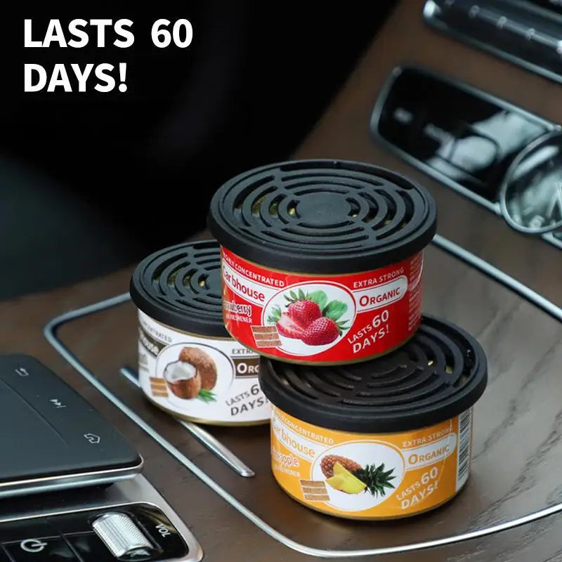 Car Air Fresheners Perfume Canned Wood Blocks Coffee Flavor Long-Lasting Auto Aromatherapy Car Deodorant Supplies Accessories