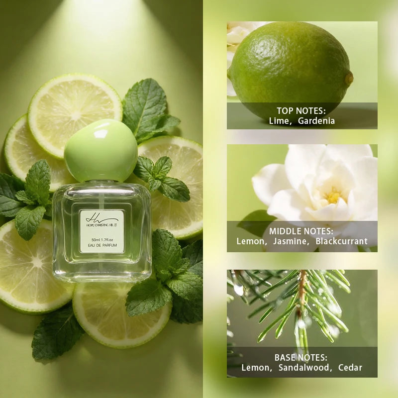 Summer Lemon Citrus Perfume Fresh Fruity Light Fragrance Long Lasting Mild Scent For Ladies Daily Travel Outdoor Casual Use