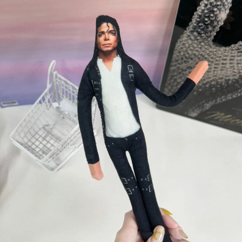 Pop King Michael Jackson Stuffed Doll Flexibly Movable Joints Handwoven Toys  For Fan Gifts For Home Decoration 2026 New Gifts