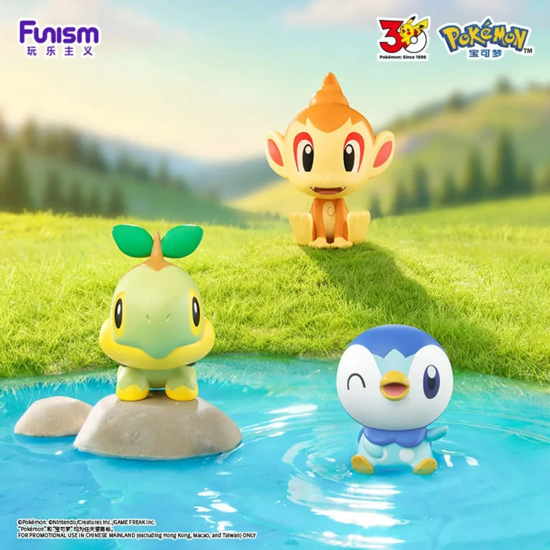 Funism Pokemon 30th Anniversary Original Partners Series Blind Box Charmander Starter Pokemon Ball Charmander Squirtle Figure