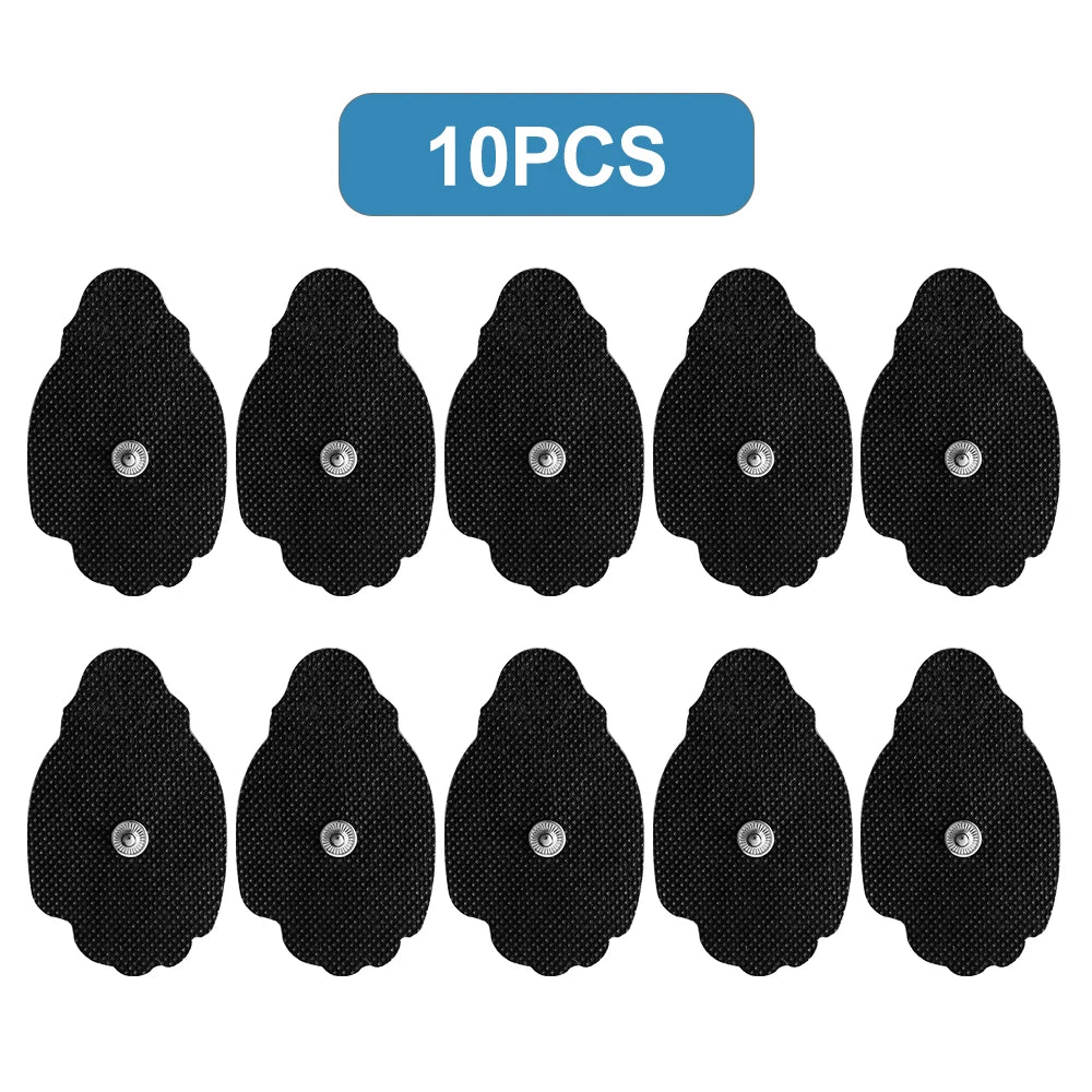Tens Electroestimulador Pulse Acupuncture Massager 40 Levels EMS Muscle Stimulators Relaxation Medical Pain Relief with 10 Pads