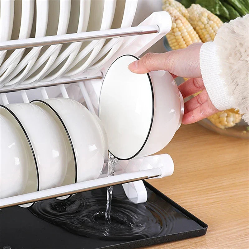 Kitchen Plate Storage Stand