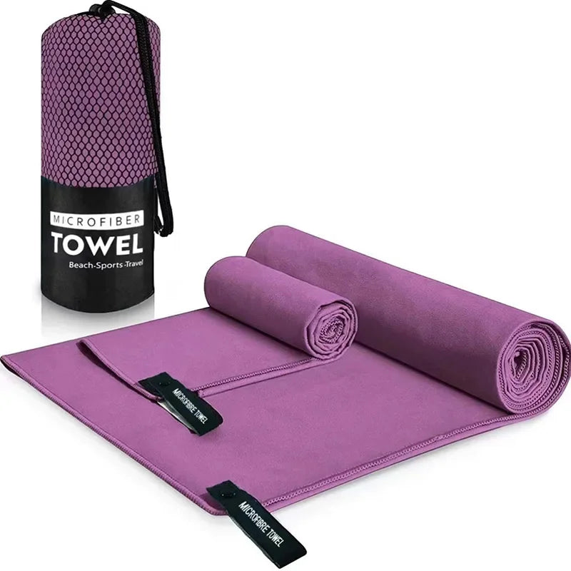 Quick-Drying Sports Towel 40x80/50x110cm Blue Grey Green Orange Swimming Gym Fitness Camping Running Beach Washcloth Towels