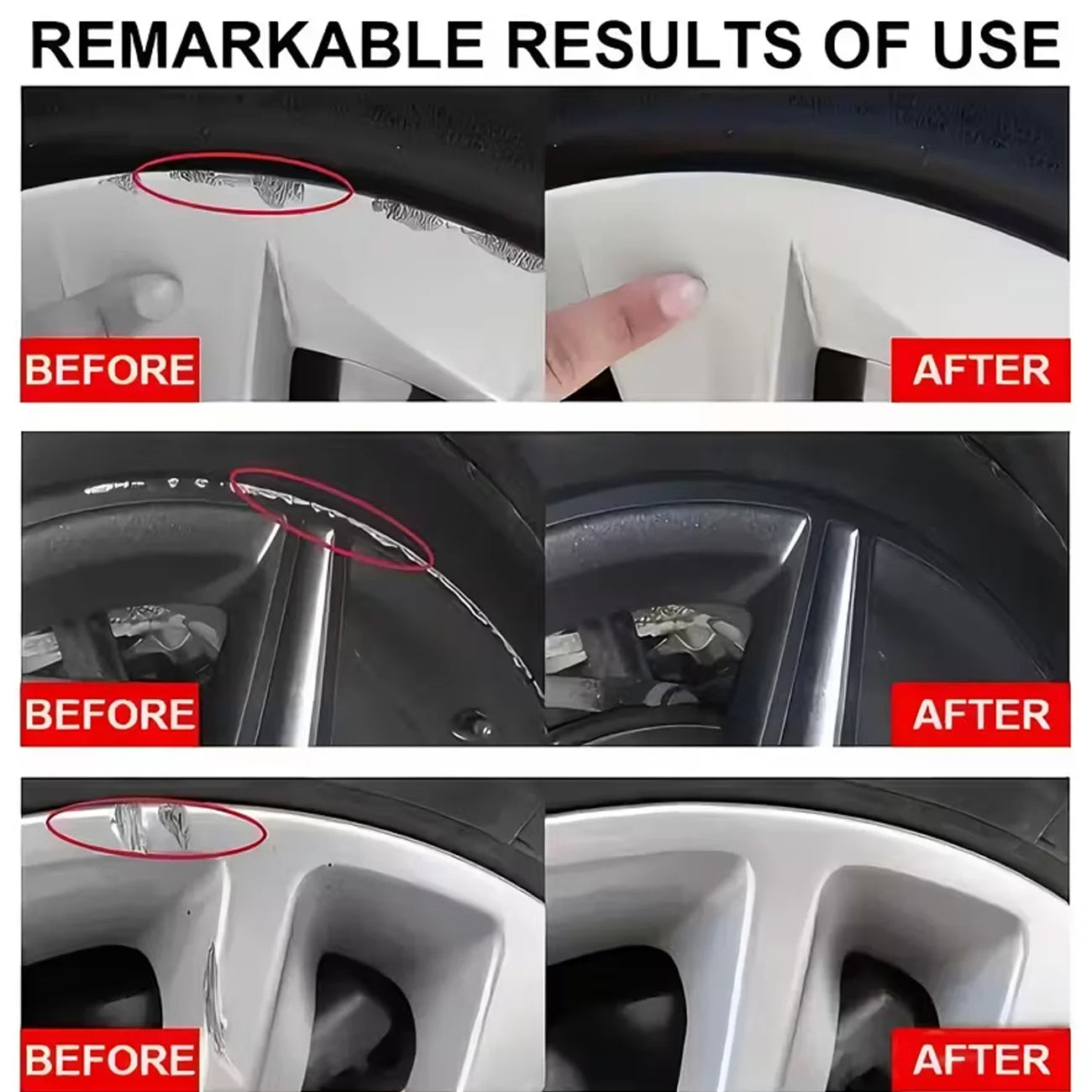 FARIENNE Silver Car Rim Touch Up Paint Pen Quick Repair For Wheel Scratches Chipped Paint And Metal Surface Blemishes